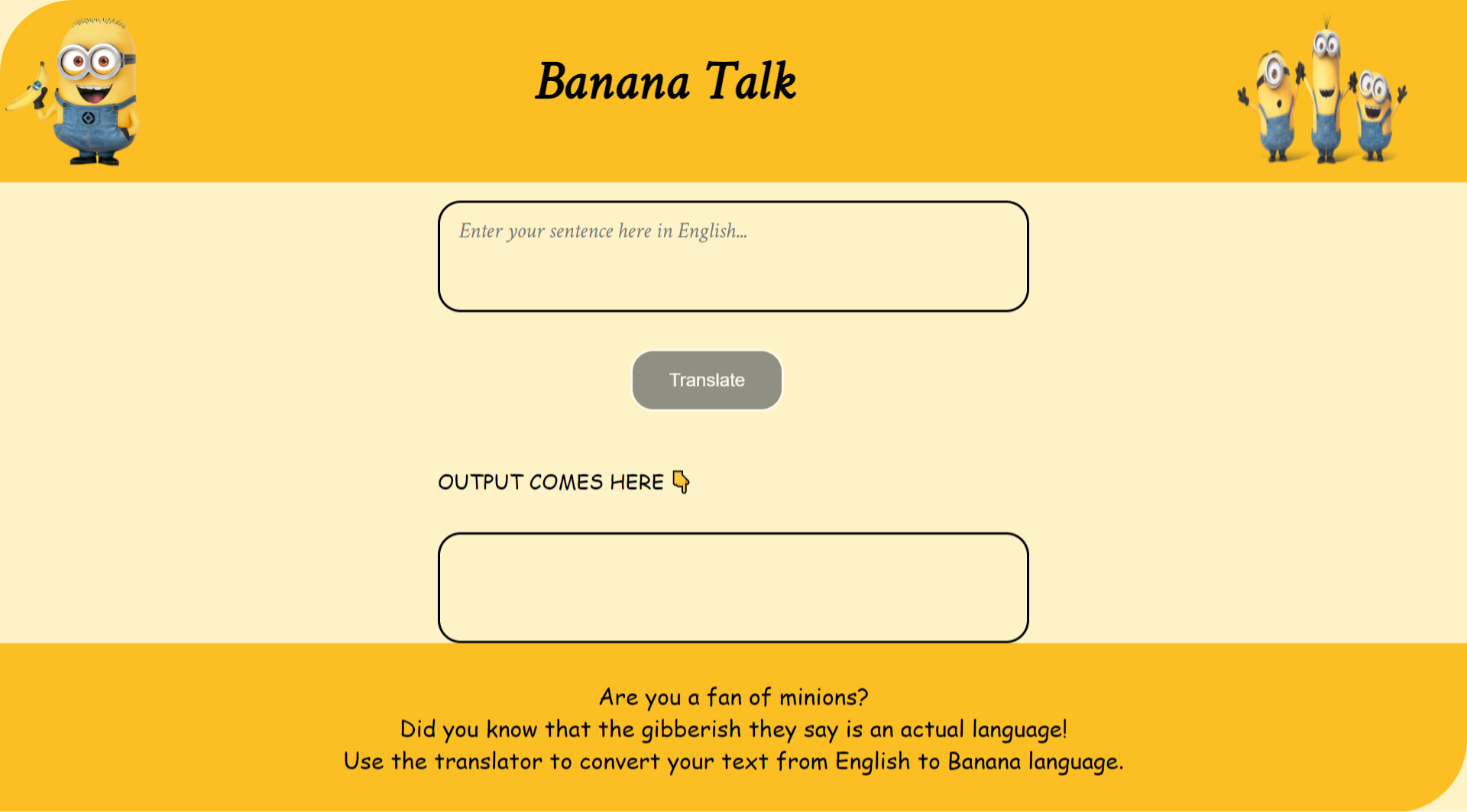 Banana-Speak